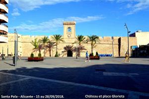 23 SANTA POLA CHATEAU FORT ET PLACE GLORIETA (4)